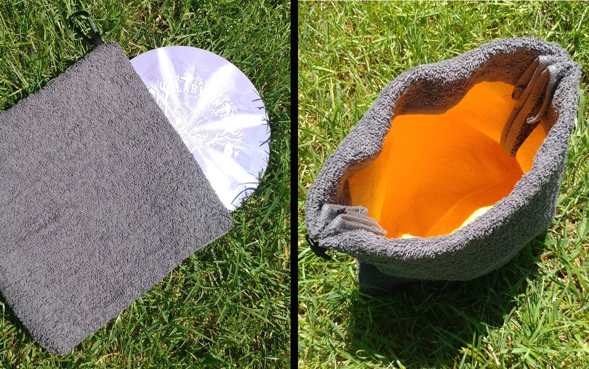 NEW Improved Disc Golf Pocket Towel by Cupcake - DiscGolfDen.com